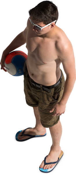 Standing boy image