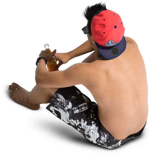 Sitting boy image