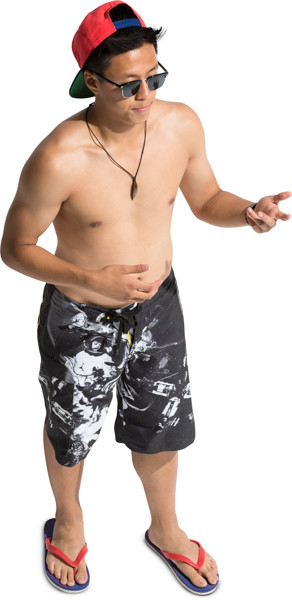 Standing boy image