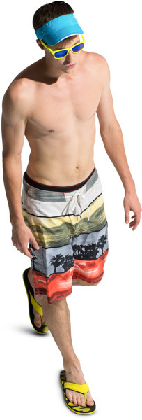 Walking boy image