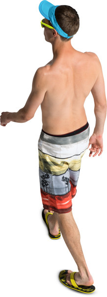 Walking boy image