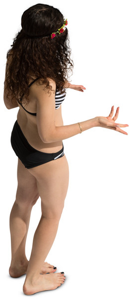 Standing girl image