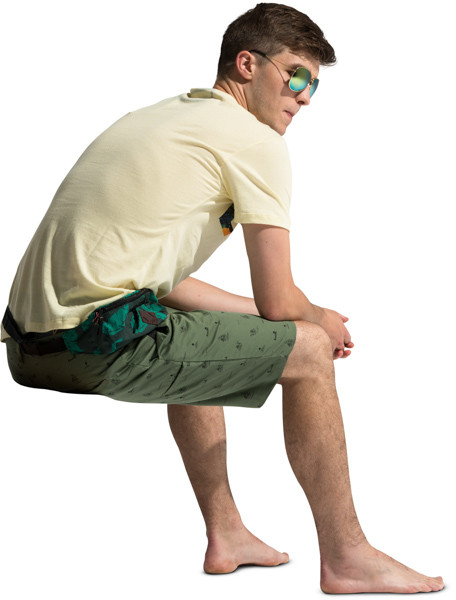 Sitting boy image