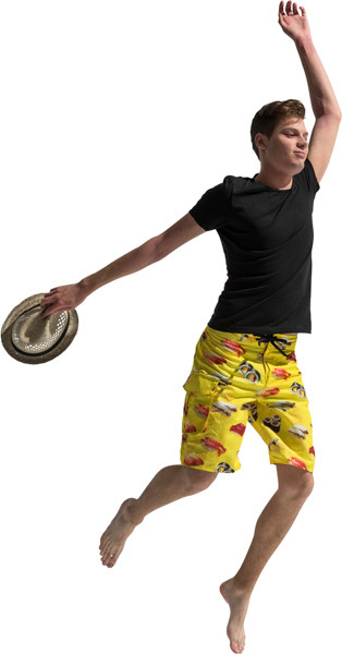 Jumping boy image