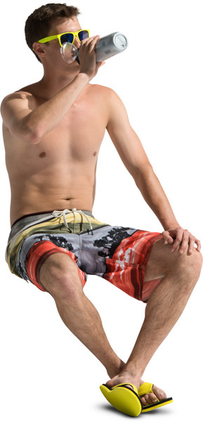 Sitting boy image