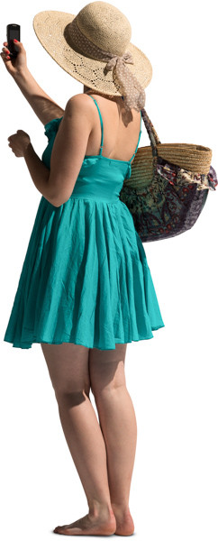 Standing girl image