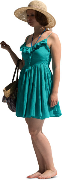 Standing girl image