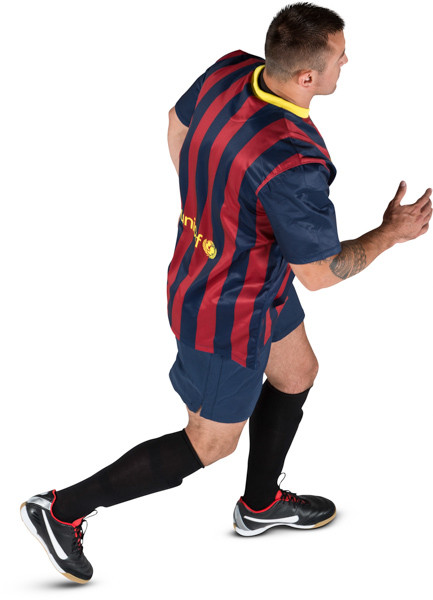Running football player image