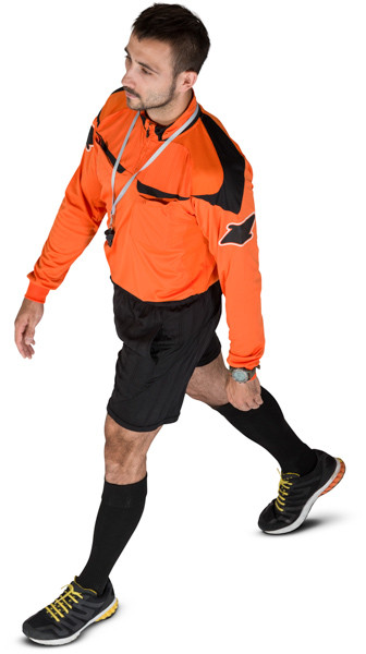Walking football referee image