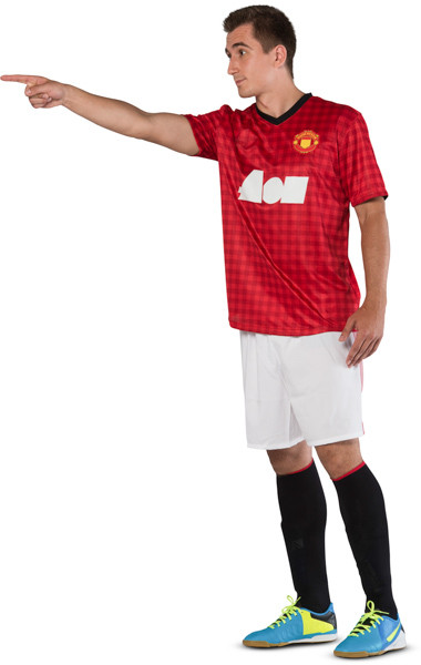Standing football player image