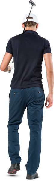 Walking golf player image