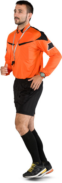 Running football referee image