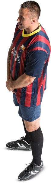 Standing football player image
