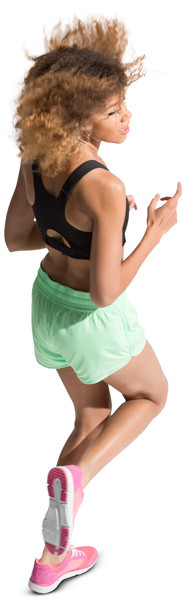 Exercising girl image