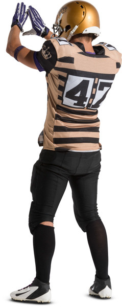Standing american football player image