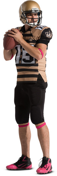 Standing american football player image