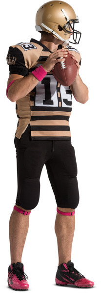 Standing american football player image