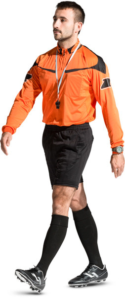 Walking football referee image