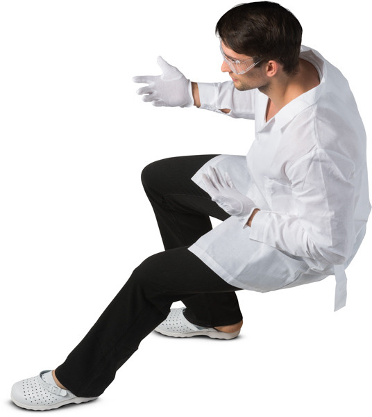 Sitting chemist image