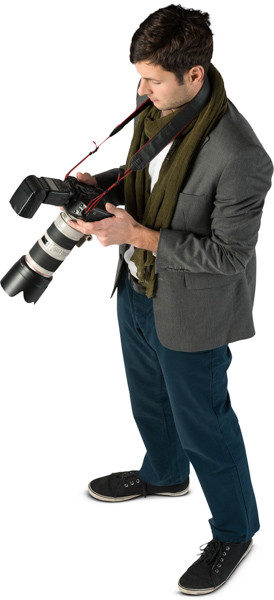 Standing photographer image