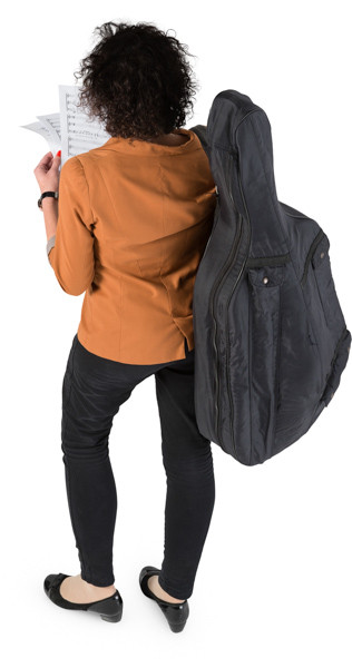 Standing cellist image
