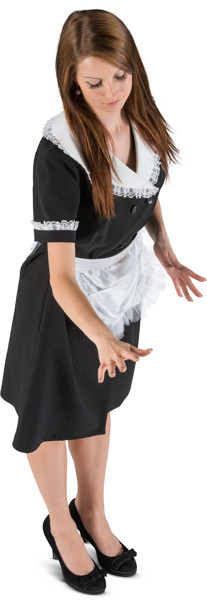 Standing maid image