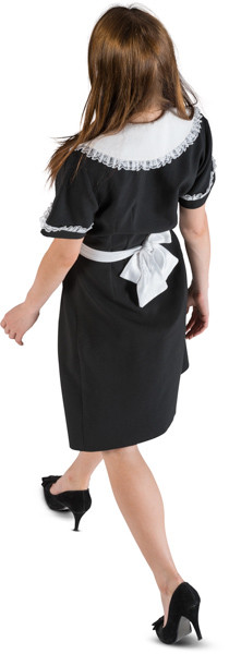 Walking maid image