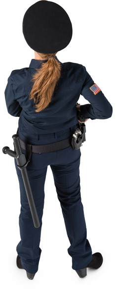 Standing police officer image