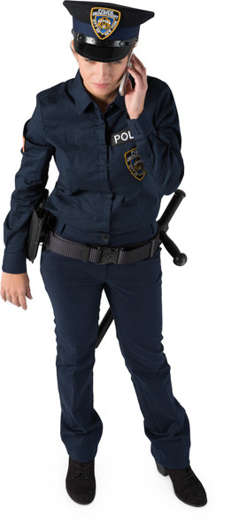 Standing police officer image