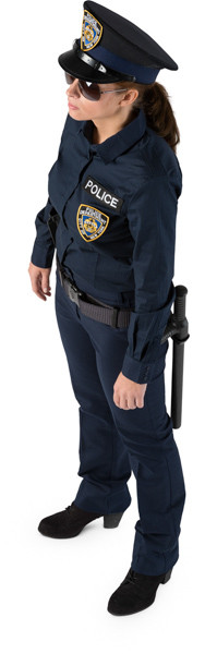 Standing police officer image