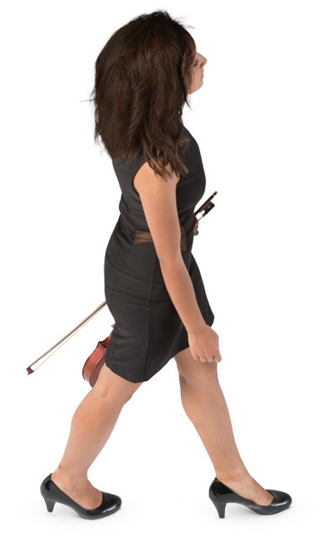Walking violinist image