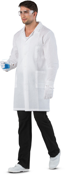 Walking chemist with glass beaker image