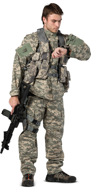 Standing soldier image