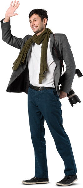 Standing photographer image