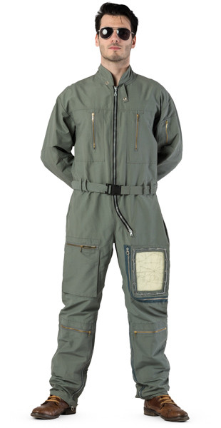 Standing jet pilot image