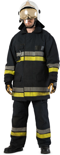 Standing firefighter image