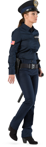 Walkinh police officer image