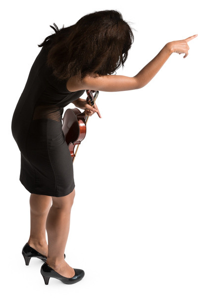 Standing violinist image