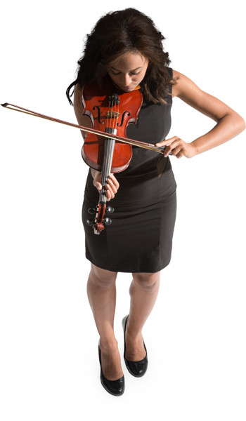 Playing violinist image