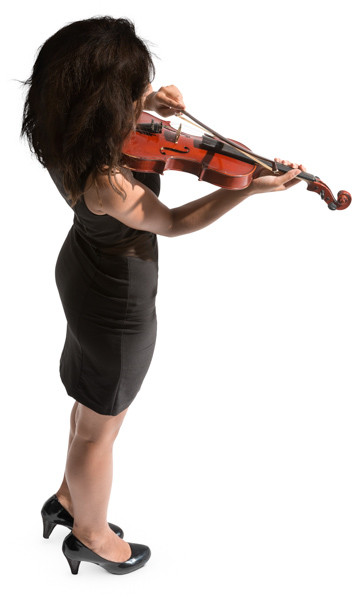 Playing violinist image