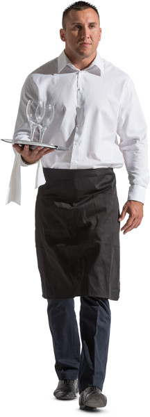 Walking waiter with tray image