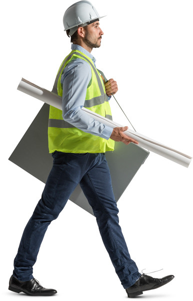 Walking builder with blueprints image