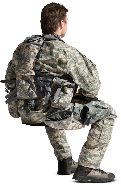 Sitting soldier image