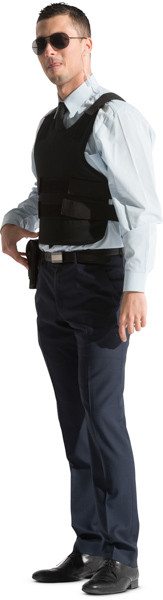 Standing security guard image