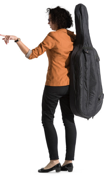 Standing cellist image