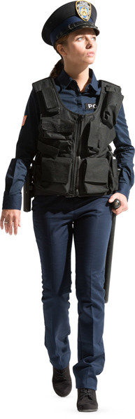 Walkinh police officer image