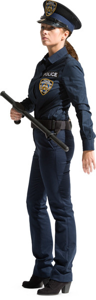 Standing police officer image