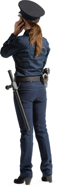 Standing police officer image