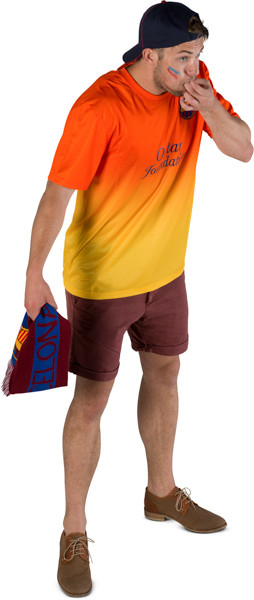 Standing fan with scarf image