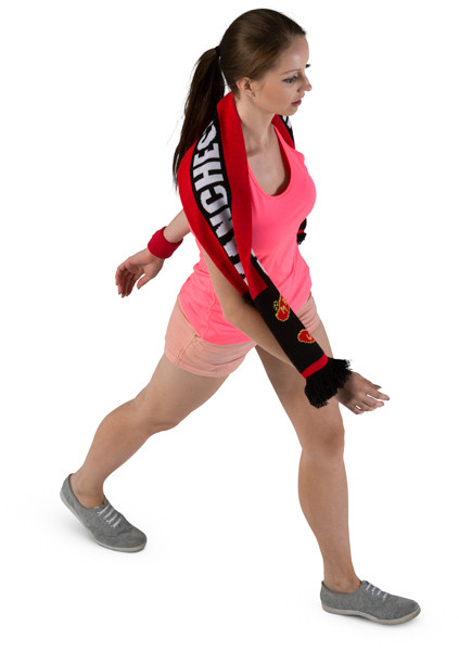 Walking fan with scarf image